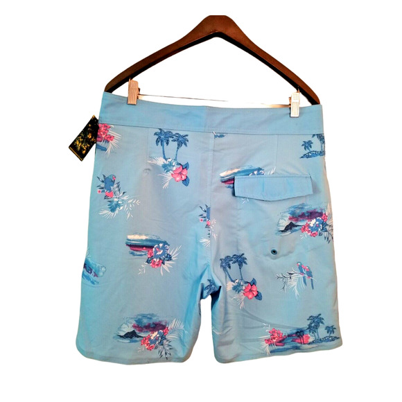 Burnside Board Shorts Multicolor Men's Size 33 inseam 8 in, NWT - Picture 2 of 3